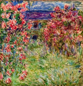 バラの家 作： Claude Monet